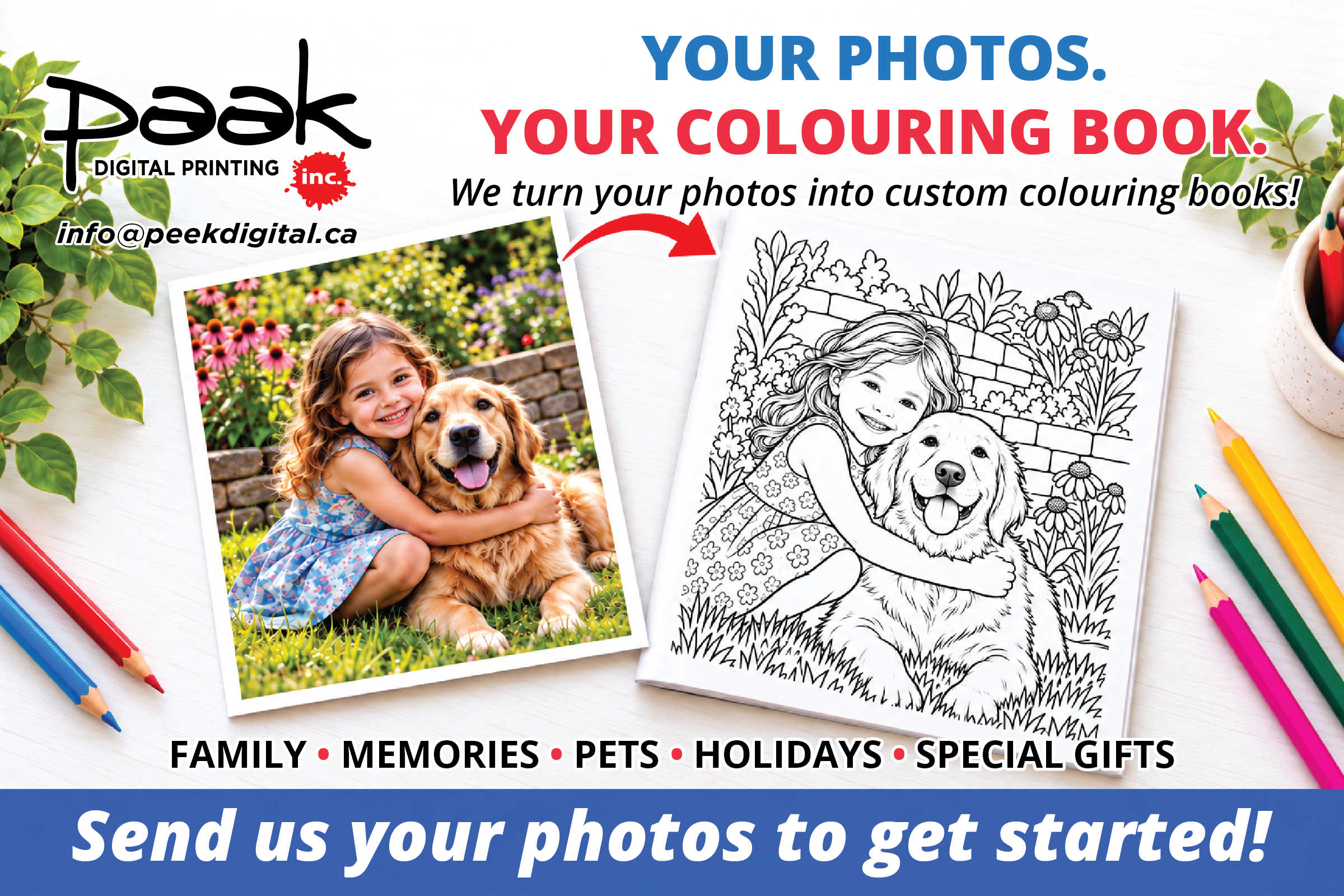 Custom Colouring Books