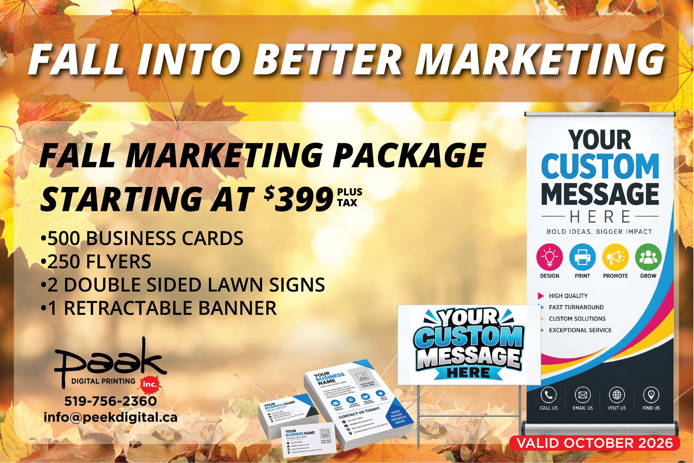 Fall Into Better Marketing with Peek Digital