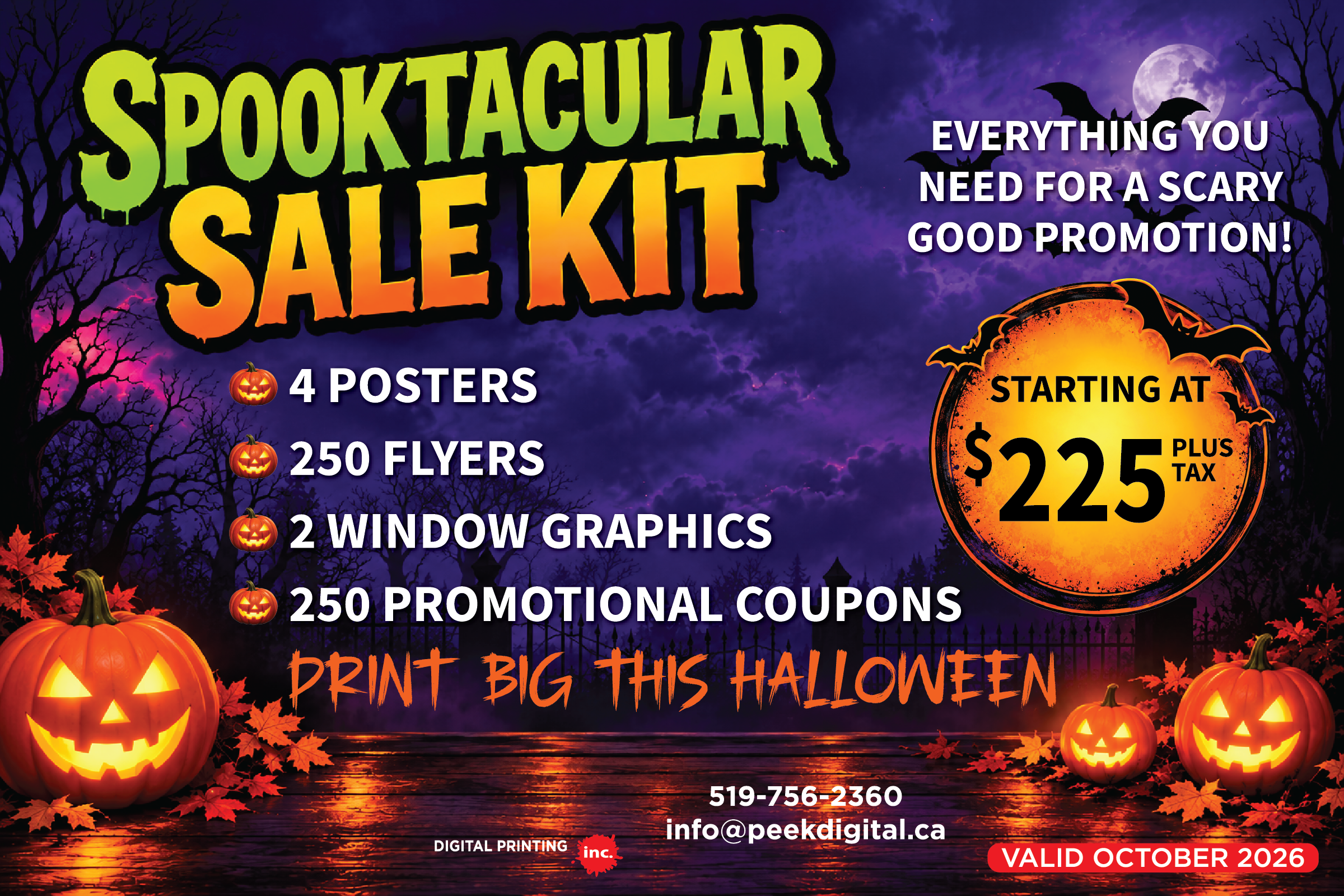 Make Your Halloween Promotion Impossible to Miss